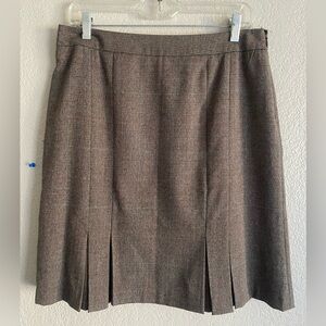 APT. 9 Stretch Plaid Pleated Skirt